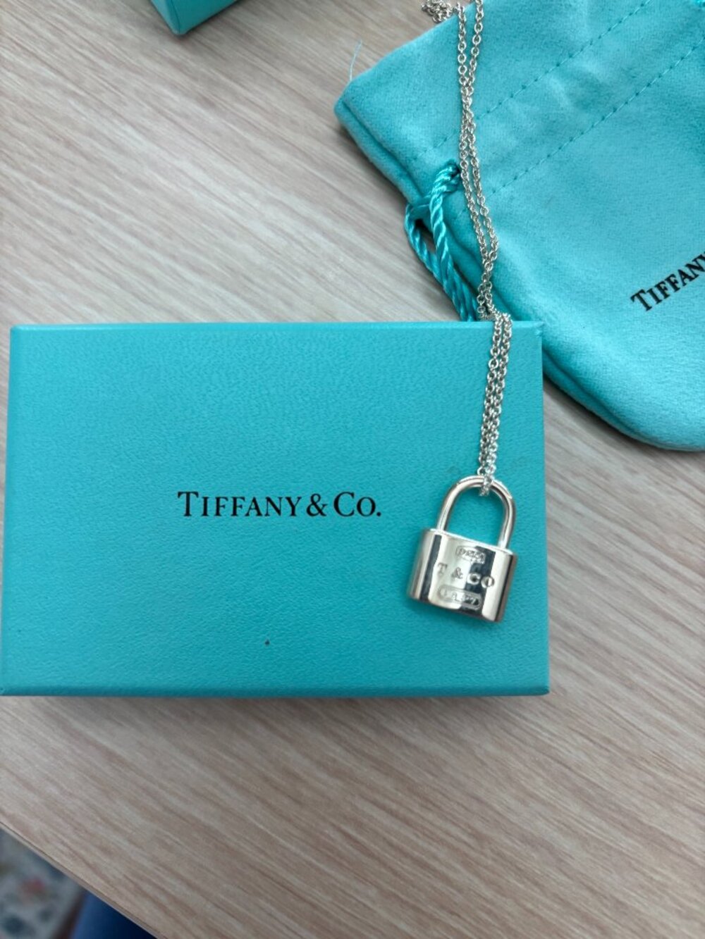 Tiffany & Co 1837 Lock Pendant Necklace